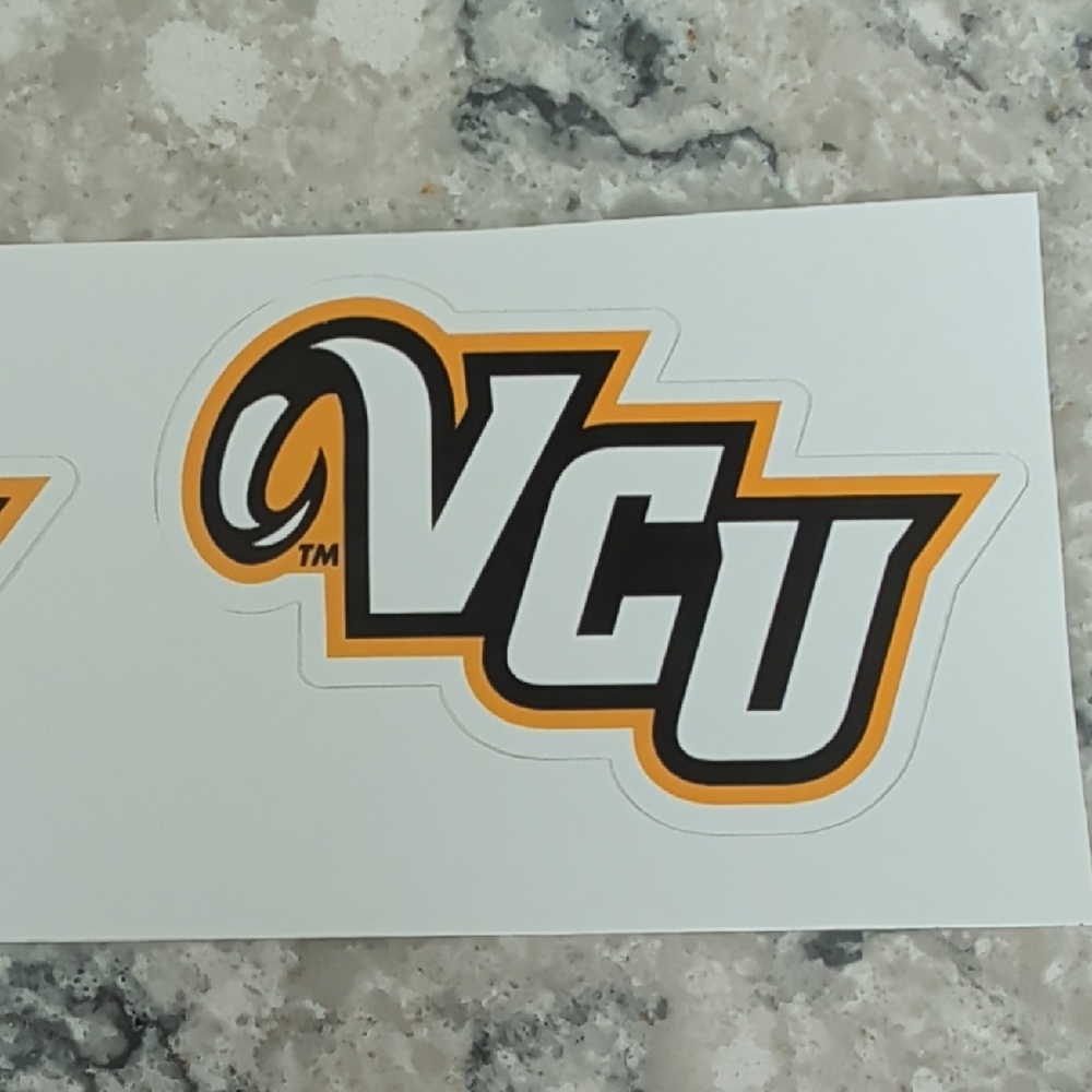 VCU Logo Stickers Set - Picture 4 of 4